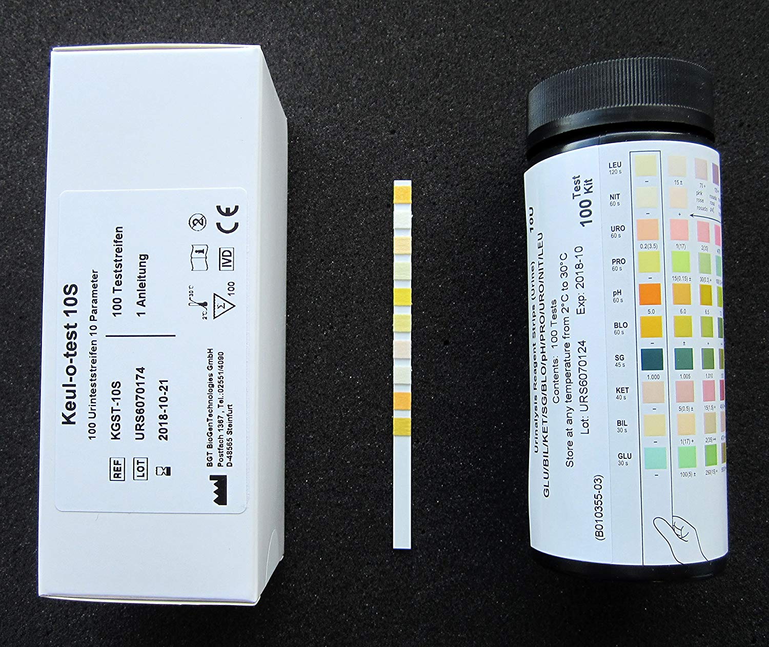 Keul-o-test 10S Urinteststreifen (100er Packung)